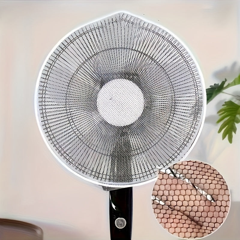 Mesh Fan Guard - Dust Filter with Finger Protector, Washable, Home Office