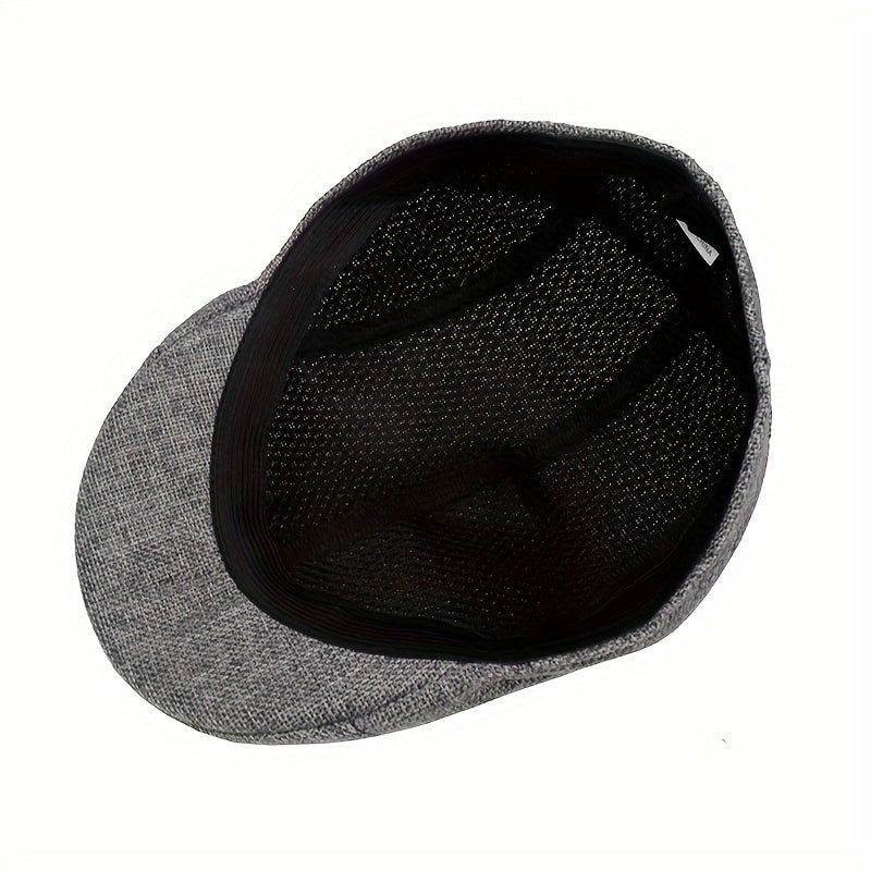 Lightweight Cotton Linen Beret Cap for Adults Stylish Fashion Accessory