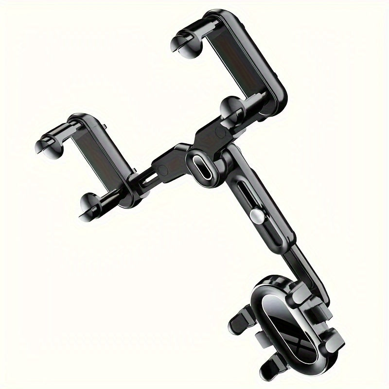 Universal 360° buriladigan avtomobil telefon uchun tutqich teleskopik ABS tutqich