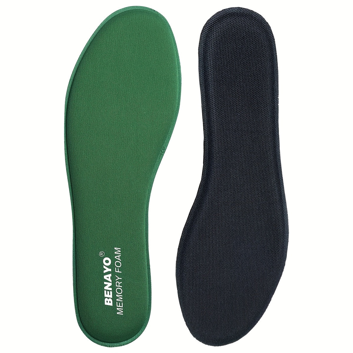 Mens Womens Memory Foam Shoe Inserts Breathable Shock Absorbing Cushioned