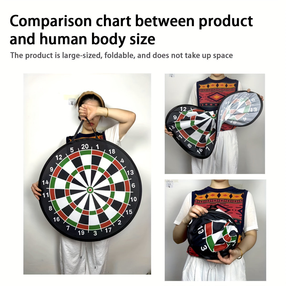 Uy ichida va tashqarida tanani rivojlantirish uchun 12 ta yopishqoq top bilan dart o'yini to'plami, 3 yoshdan katta uchun