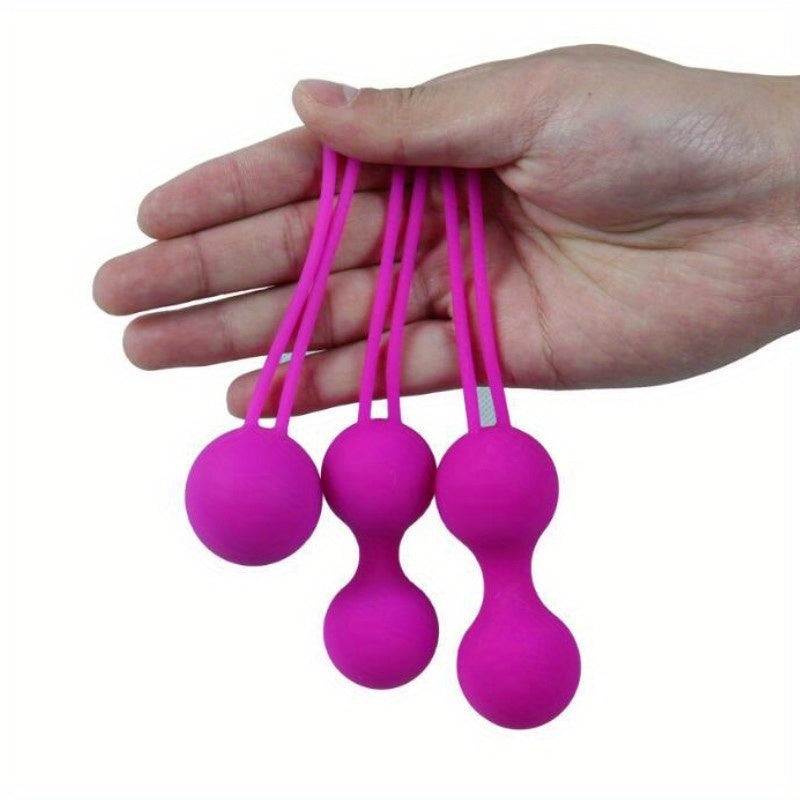 Women Vaginal Training Balls 3-Piece Set Pelvic Floor Exercise Kit