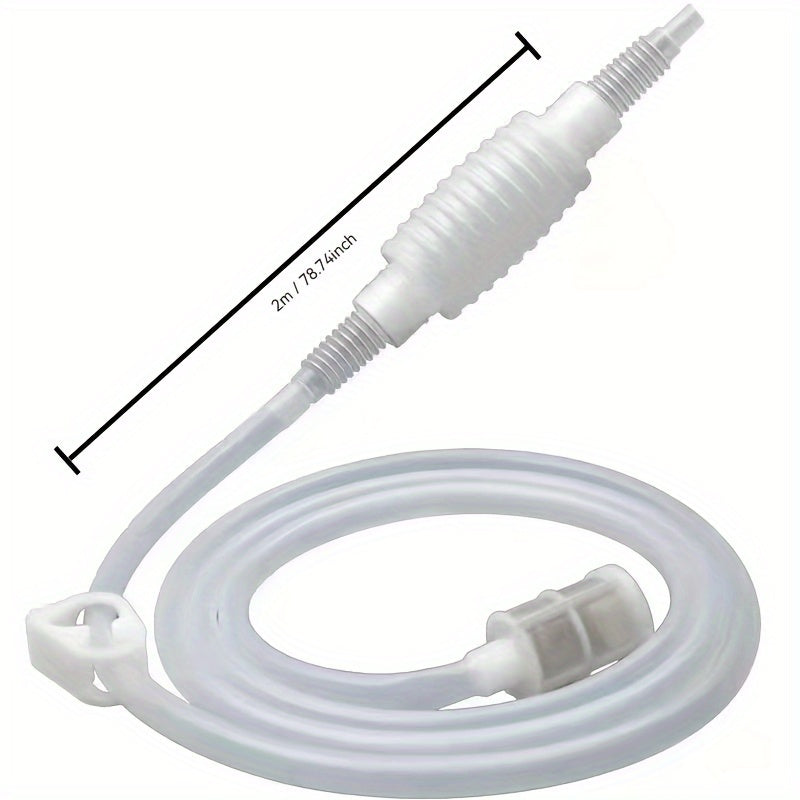 Food Grade Fish Tank Water Siphon Pump with Silicone Tube and Filter