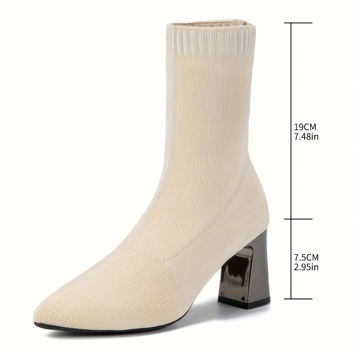 Women's Ankle Boots Pointed Toe Chunky Heel All-Season Casual Dressy