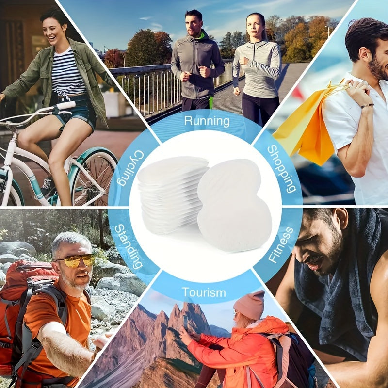 50Pcs Underarm Sweat Pads Disposable Breathable Sweat Guards for Summer Camping