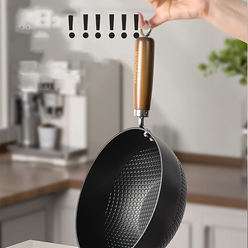 Ko'p funksiyali 23.88 sm yopishqoq quyma temir qozon - Gaz va induksion pechlar uchun mos, bir kishi uchun ovqat tayyorlash uchun ajoyib