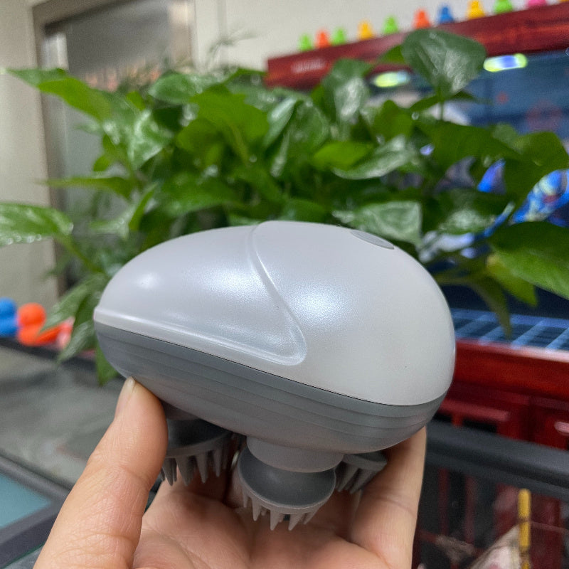 Masajeador eléctrico para la cabeza para relajación, ayuda para dormir, recargable por USB, masaje en el cuero cabelludo, cerebro, mascotas, regalo