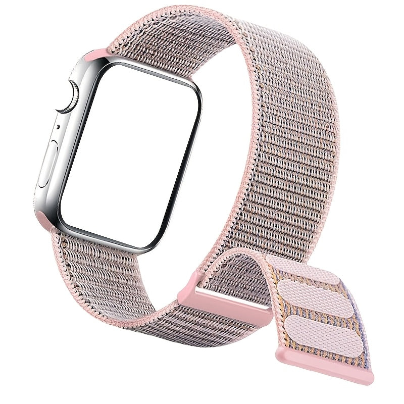 Havo o'tkazuvchi Naylon sport soat bandi, sozlanadigan, Apple Watch Series 38mm 49mm bilan mos keladi