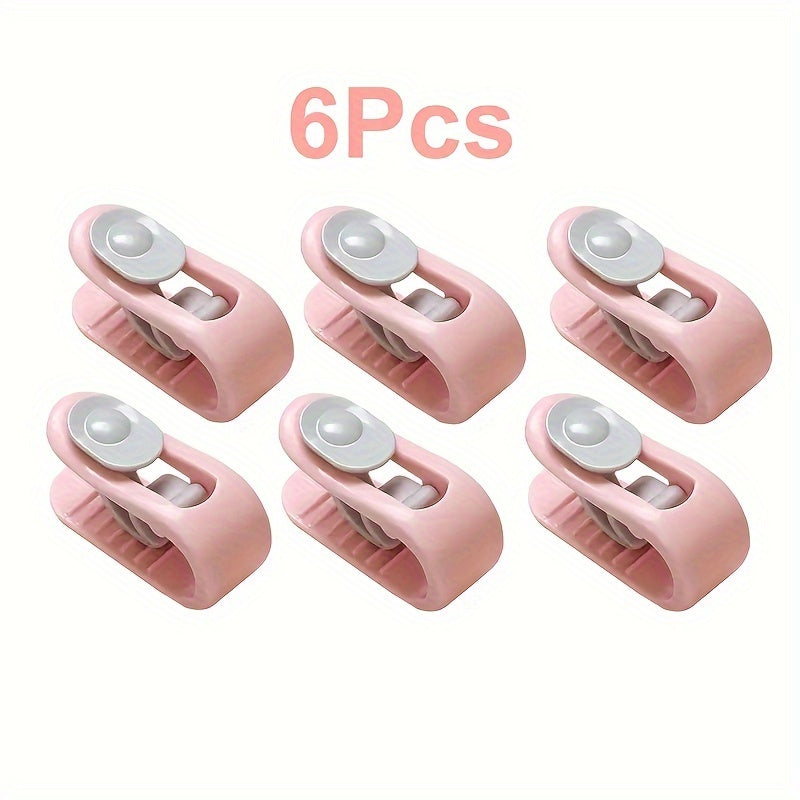 6/12 Piece Blanket Clips Set Non-Slip Quilt Holders for Blankets Clothes Curtains