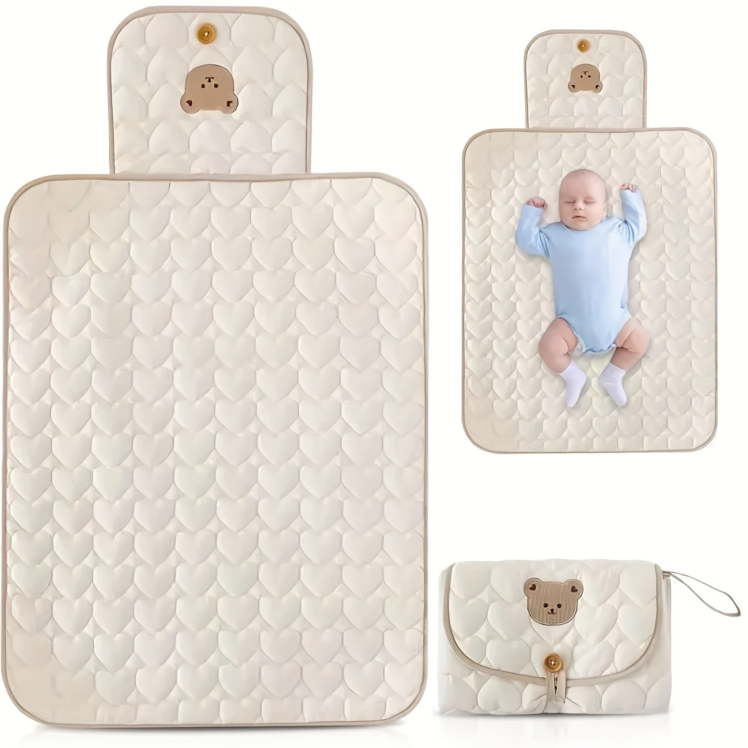 Foldable Portable Diaper Changing Pad Bag for Children Multifunctional Baby Changing Table