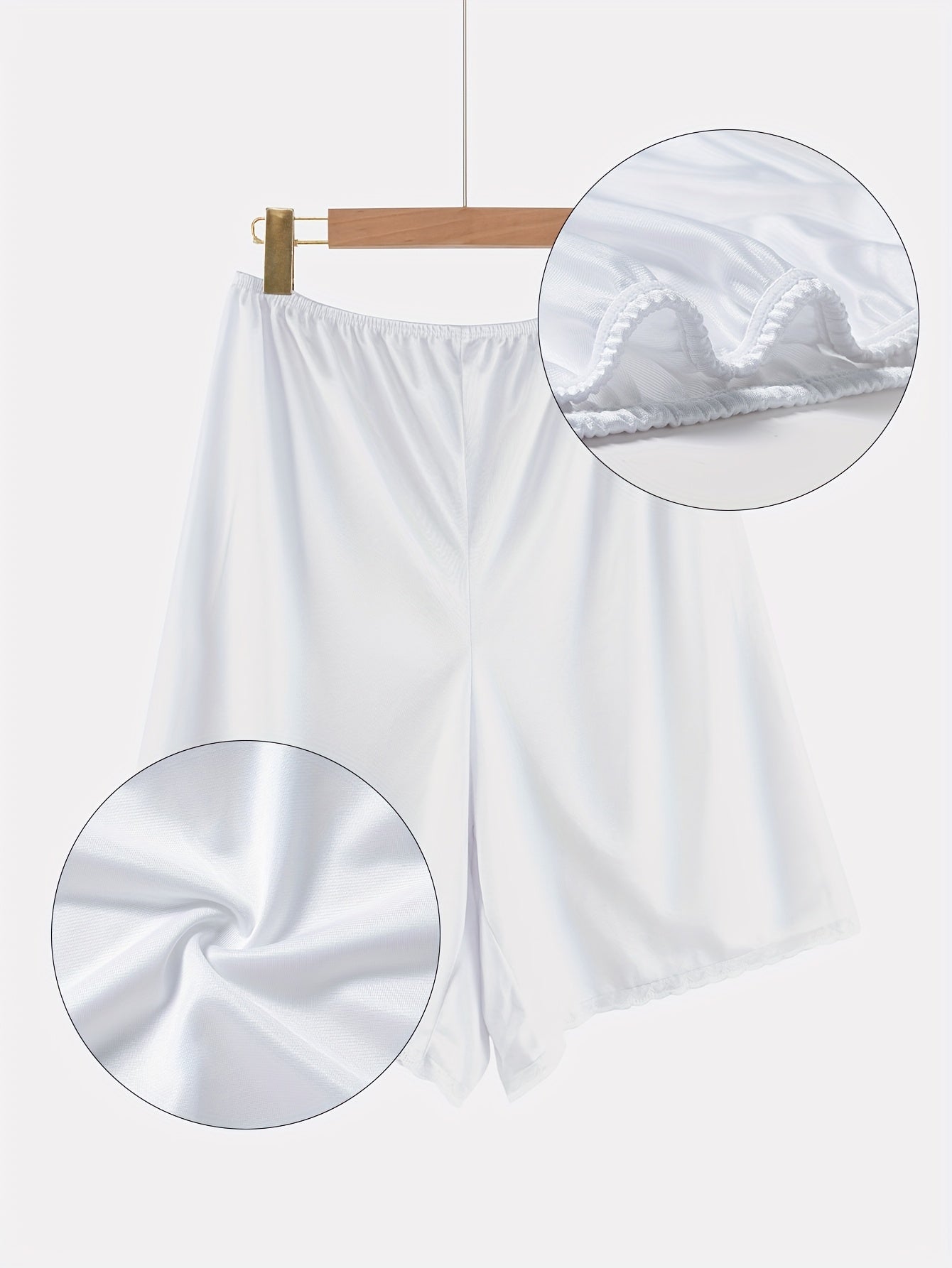 Women's Breathable Floral Patchwork Wide-Leg Skirt Pants Two Pack