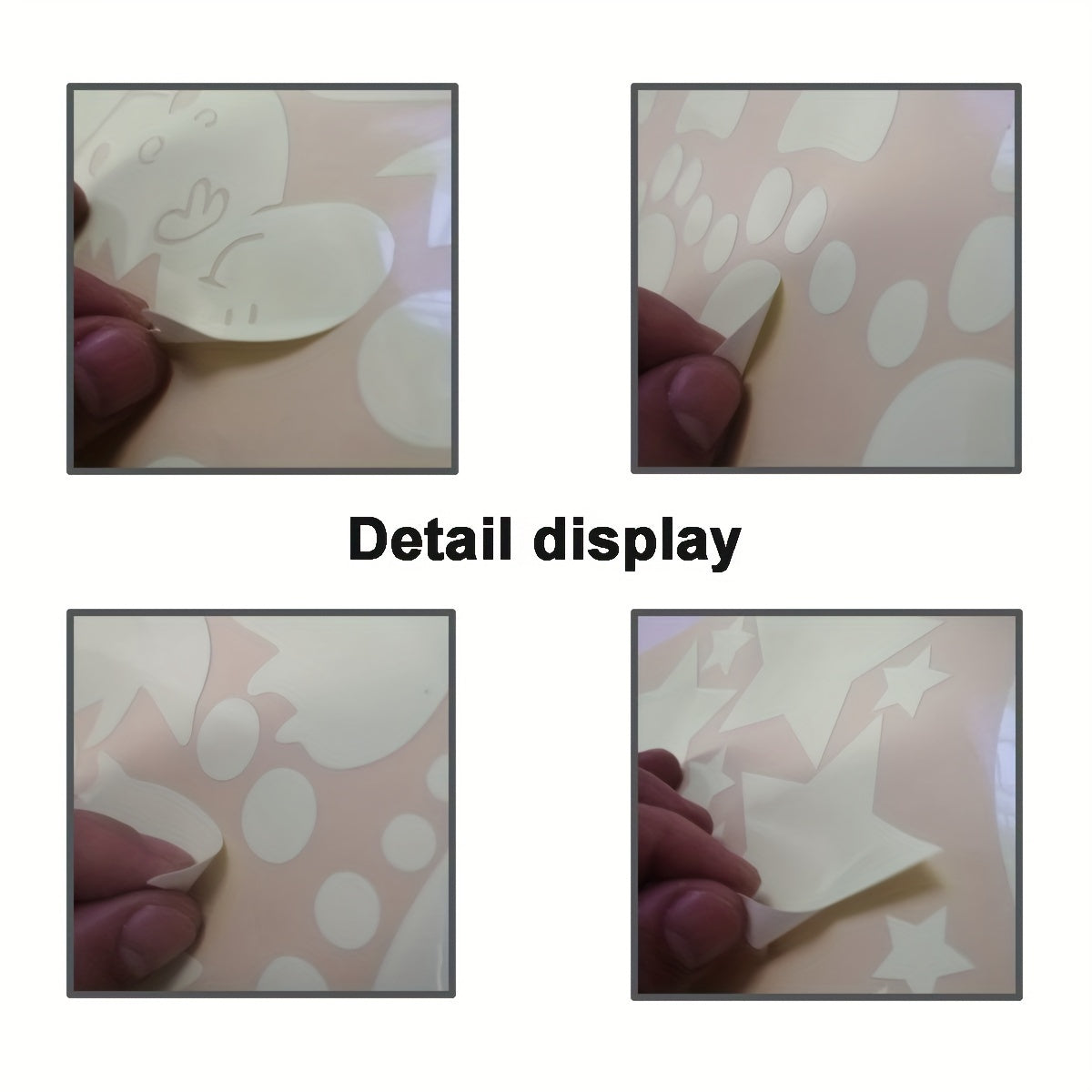 Illuminated Ballet Dancer and Butterfly Wall Decals for Teens and Adults Glossy Finish Stick-On PET Stickers