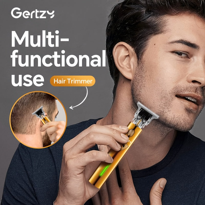 Professional Electric Hair Clipper Set 2pcs USB Rechargeable Lithium Battery 46-60min