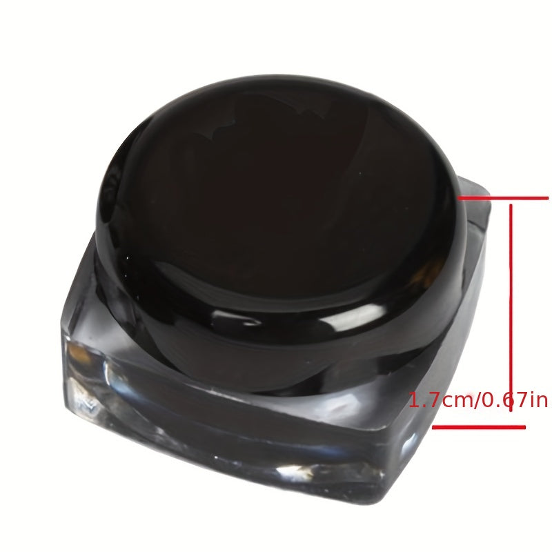 Женский водостойкий черный гель для подводки глаз с кисточкой