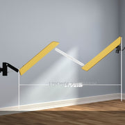 Electric Car Charging Cable Arm Bracket Adjustable Push-Pull Design White Gold Storage Slots