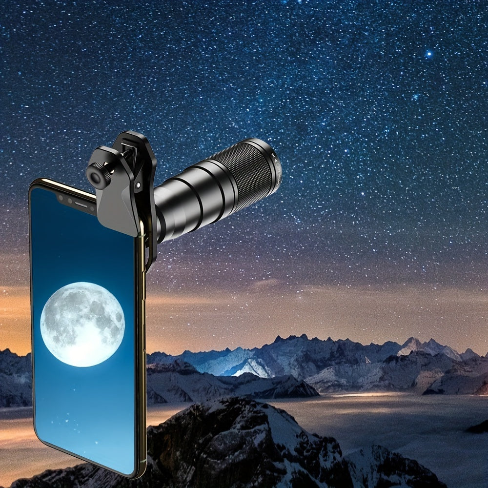 Kit de lentes para teléfono móvil 10 en 1 con lentes de telefoto 22X, macro, gran angular, ojo de pez y HD