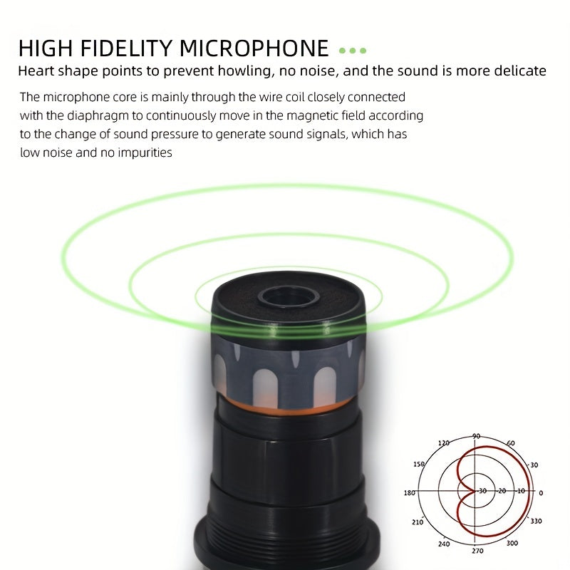 UHF mikrofon tizimi bilan 4-kanalli audio mikser, USB bilan quvvatlanadigan alloy qora, sahna, karaoke, jonli chiqishlar uchun