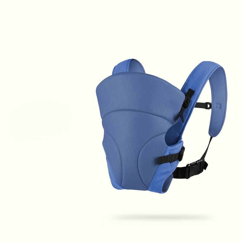 Kids Carrier with Hat Adjustable Straps Polyester Front and Back Carry in Black Red Blue Orange