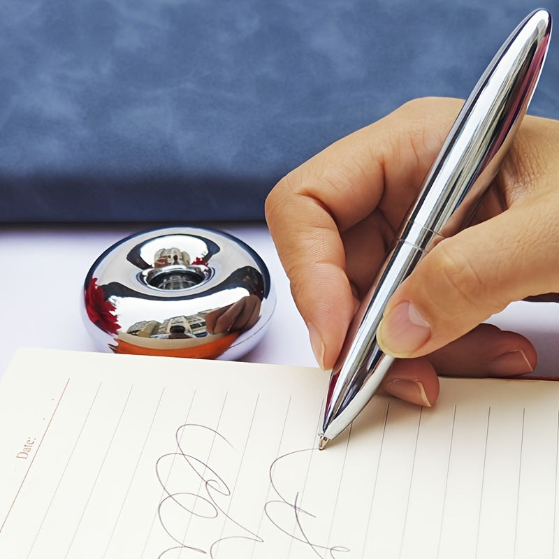 Магнитная левитирующая шариковая ручка для мужчин, металлическая и пластиковая подставка для ручек