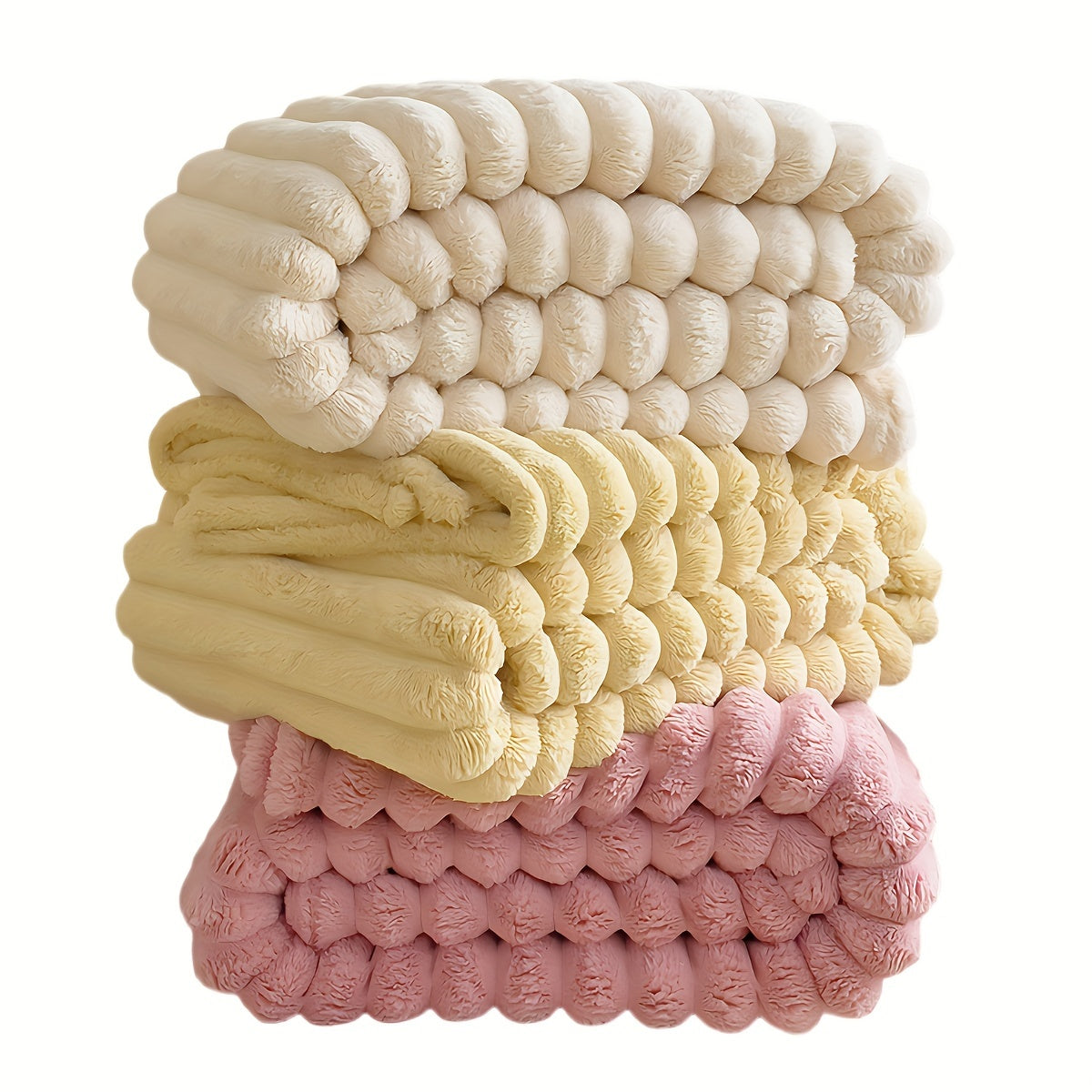 Многофункциональное однотонное одеяло - 1 шт., идеально подходит для поддержания тепла и уюта в любой комнате дома