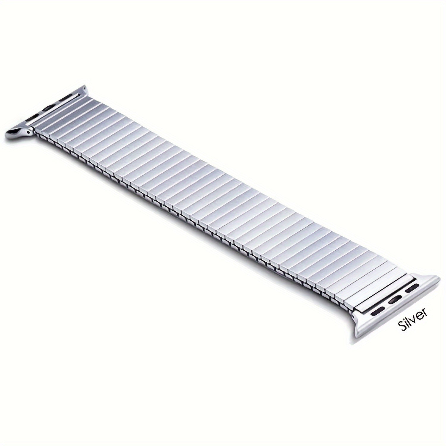 Elastic Stainless Steel Watch Strap for Apple Watch 45mm 49mm with Bamboo Joint