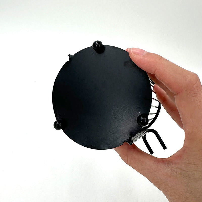 Metall hammom tashkilotchisi, qirqishli tish cho'tkasi, ruchka saqlash uchun kadi