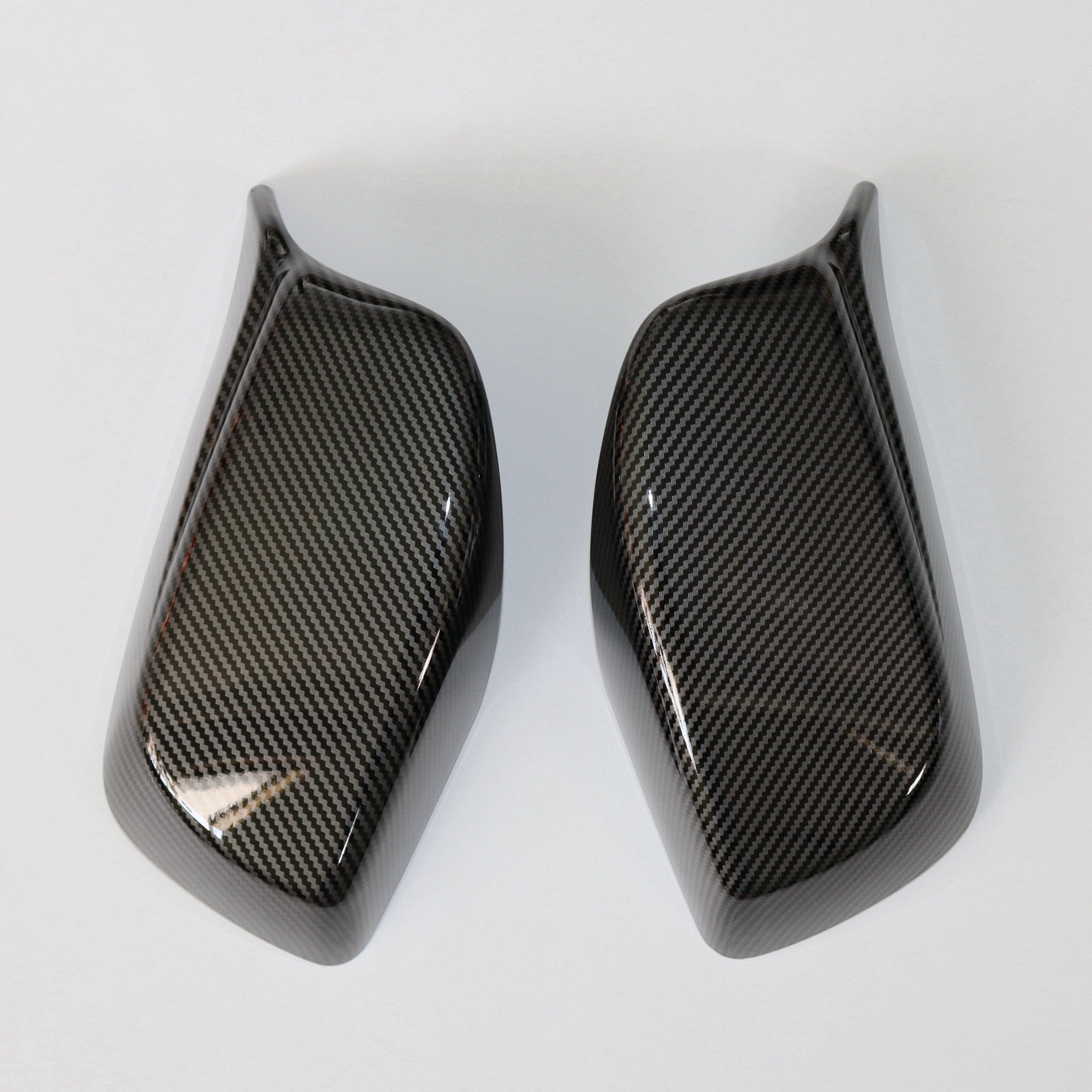 Оболочка зеркала заднего вида ярко-черного цвета с узором из углеродного волокна для 5 серии E60/E61