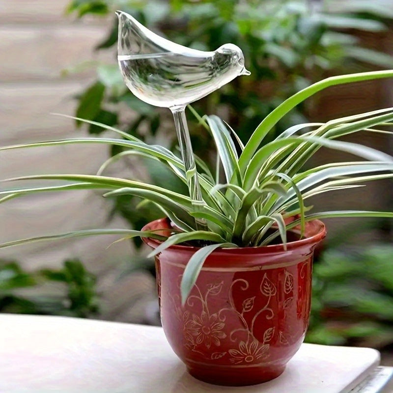 5pcs Bird-Shaped Self-Watering Globes for Indoor Outdoor Gardens Potted Plants Flowers