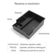 Car Interior Center Console Armrest Storage Box Plastic Organizer