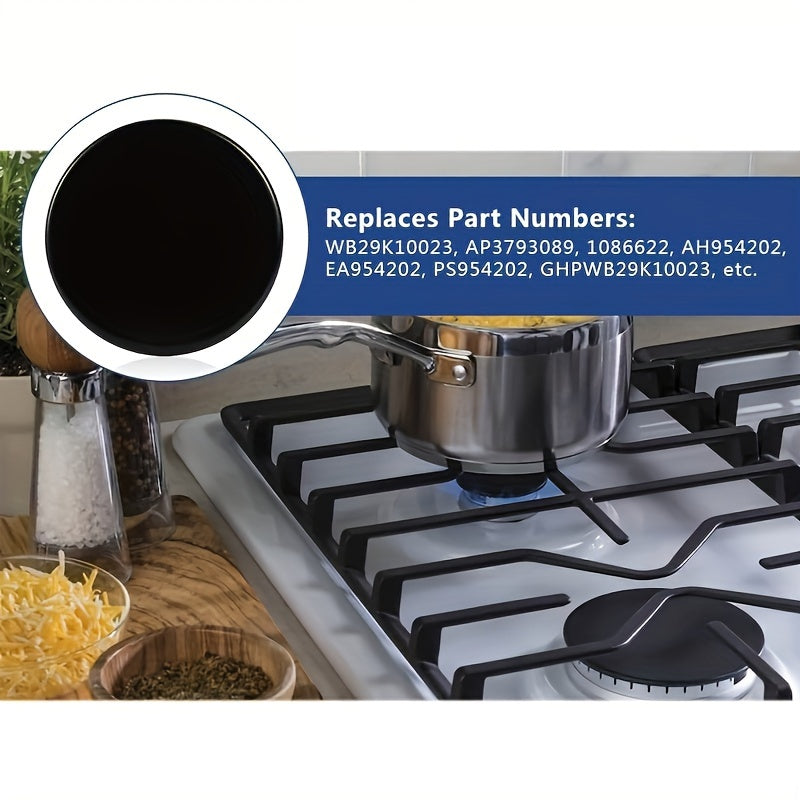 Set of 4 Gas Stove Burner Covers for Built-In Stoves 55mm 75mm 100mm