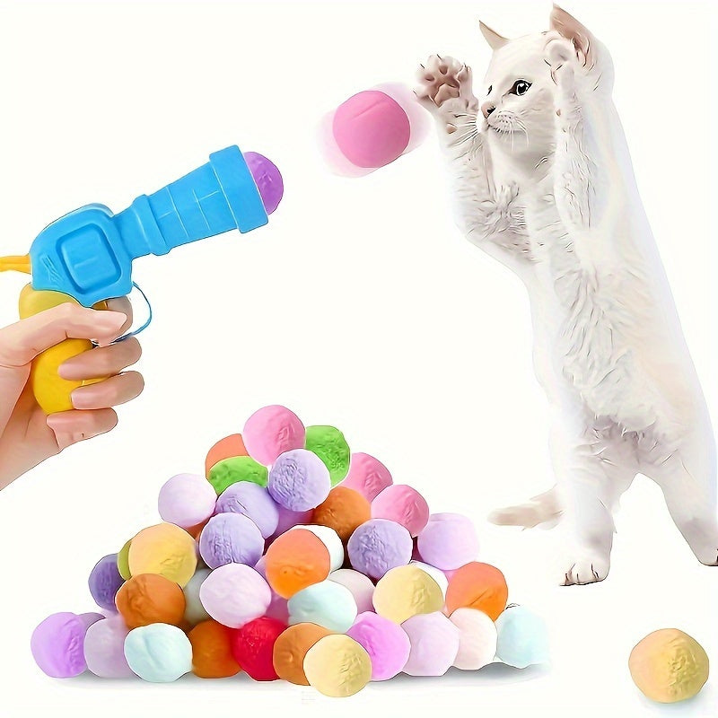 Plush Ball Toy for Cats and Dogs Non-Electric Battery-Free Interactive Pet Toy for All Breeds