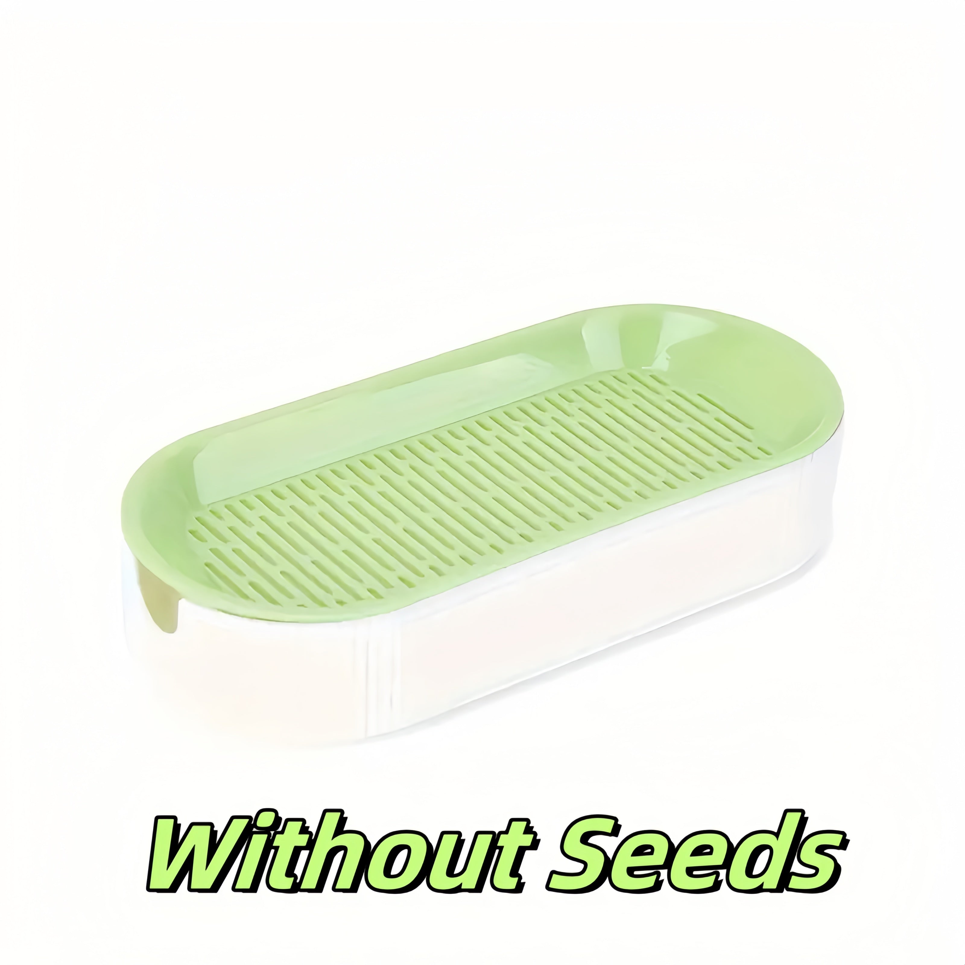 Hydroponic Catgrass Planter Kit Plastic No Battery Durable Growing Fresh Cat Food