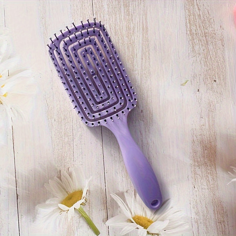 Peine antistático para cabello unisex, desenredante, de peinado, para cabello esponjoso