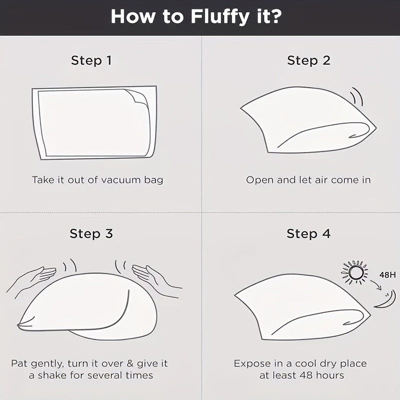 Plush Neck Support Pillow for Adults and Teens Washable Hypoallergenic Bedding