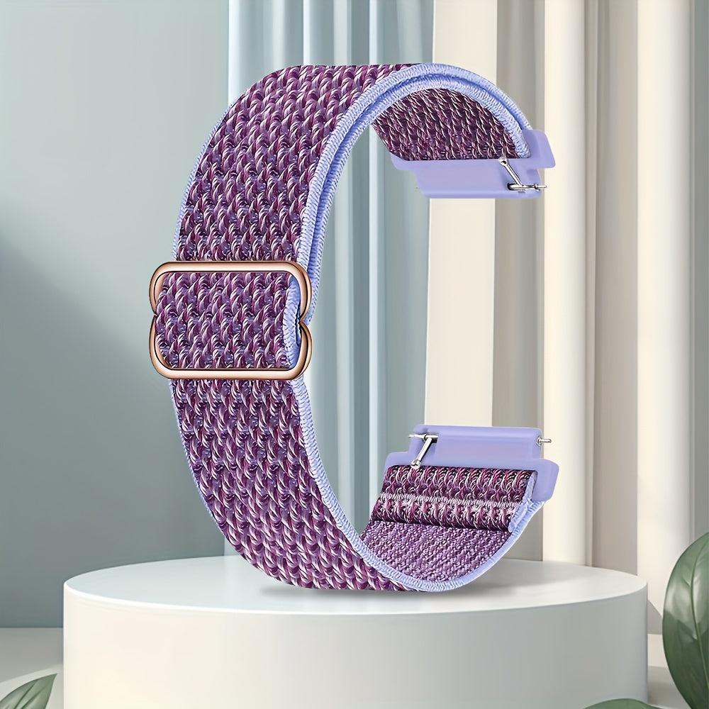 20-22mm bilak uchun nylon tasma, suvga chidamli, batareyasiz, qopqoq va halqa yopilishi.