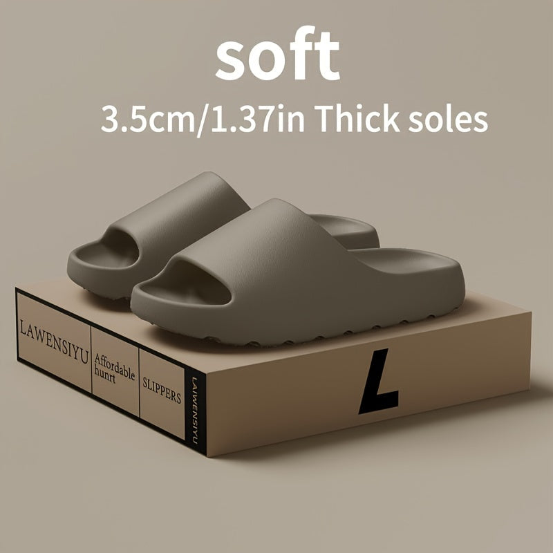 Women's EVA Slip-On Open Toe Slippers for Indoor, Shower, All-Season