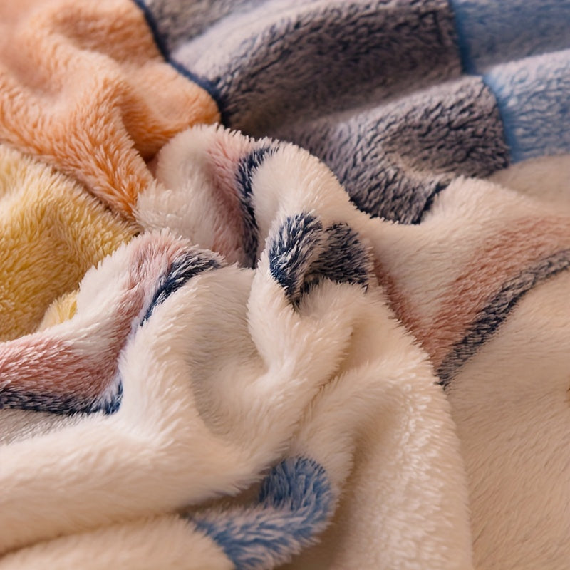 Вельветовая простыня - ультрамягкая и толстая с ярким пастельным дизайном, дышащая и отводящая влагу, устойчивая к складкам и легкая в снятии, комфорт на все сезоны, 180 г/м², изготовлена из 100% полиэстера, можно стирать в машине.