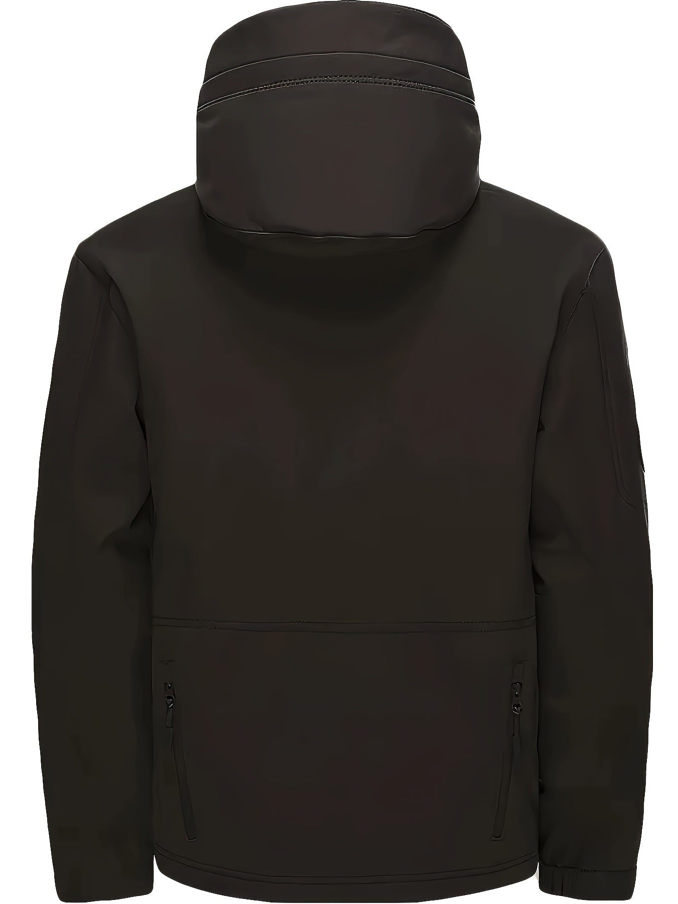 Traje de entrenamiento exterior para hombre, chaqueta con capucha y pantalones de poliéster y spandex, color sólido, corte regular