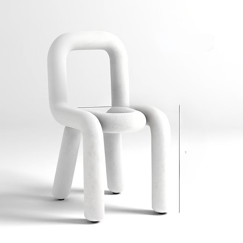 Стул Blue Steel для спальни, офиса, гостиной, обитый кожей, штабелируемый