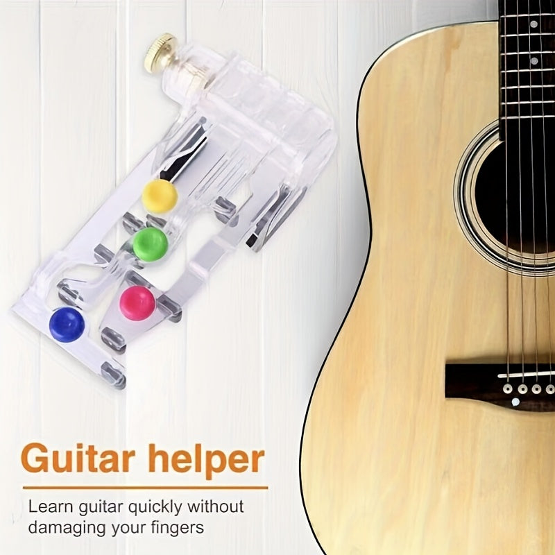 ABS Acrylic Guitar Finger Trainer for Beginners Transparent Hand Position Exercise Tool