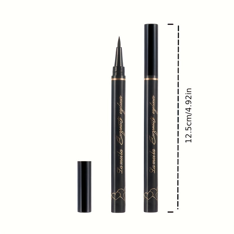 Women Black Liquid Eyeliner Pen Smudge-Proof Long-Lasting Easy to Apply