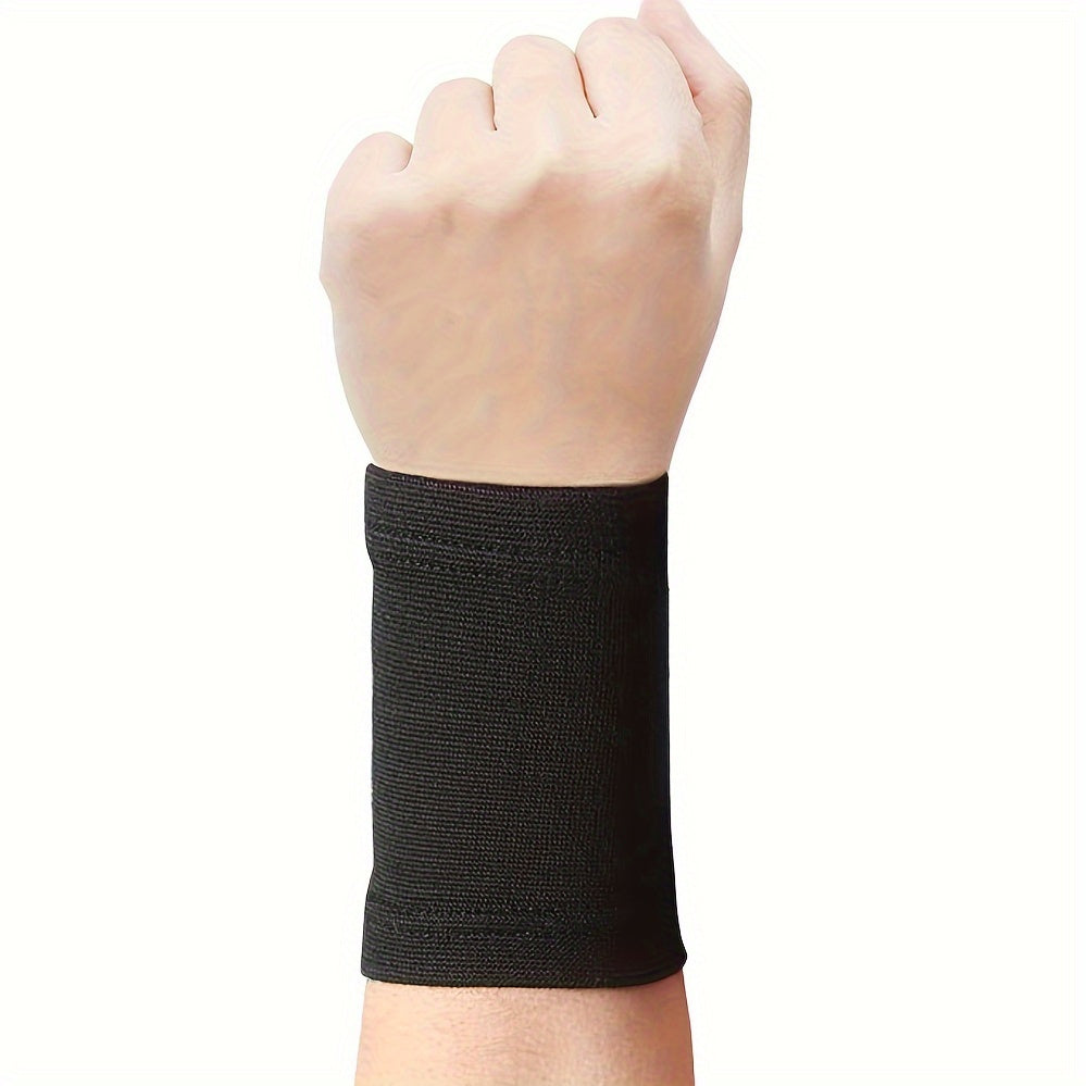 Unisex Breathable Sweat-Absorbent Wrist Compression Sleeve Joint Support