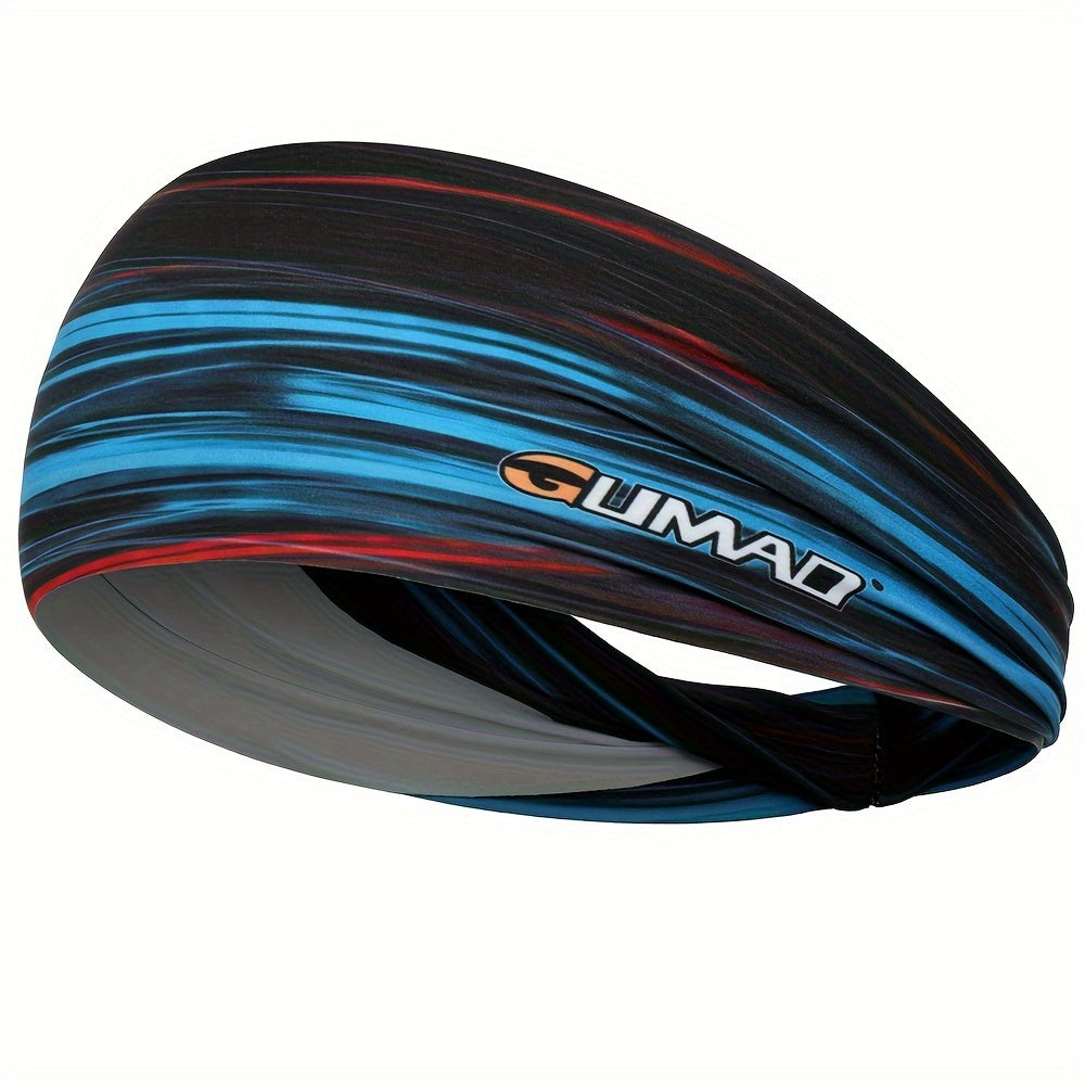 Elastic Headband for Running Yoga Tennis Cycling Sweat-Absorbing Breathable Fitness