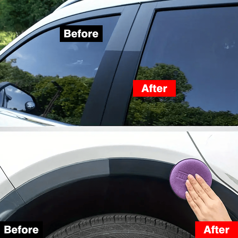Набор для ремонта автомобиля кожа пластик блеск для шин нанопокрытие многофункциональный