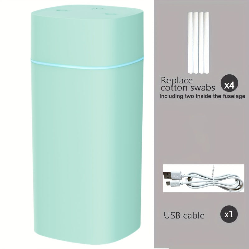 600ML USB namlagich uy ofisi yotoq xonasi uchun shovqinsiz aromaterapiya muhim yog'li diffuzor