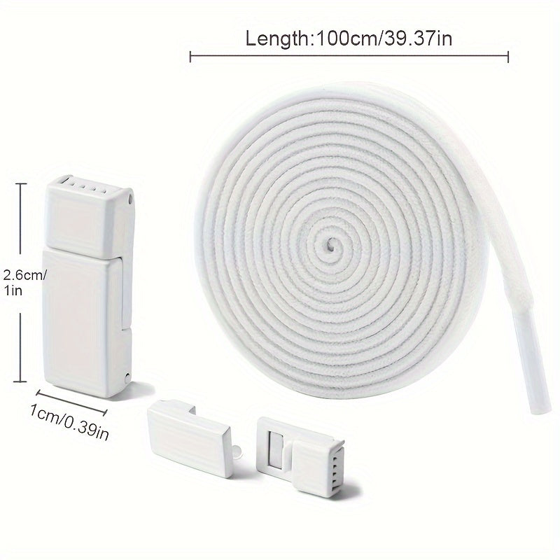 Magnetic No-Tie Elastic Shoelaces for Sneakers and Boots, Easy to Use