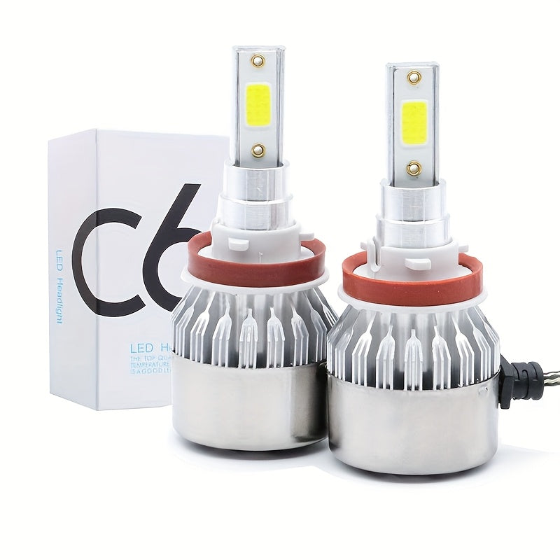 2pcs LED Headlights Kit for Cars H7 H4 9005 9006 6000K 8000K Fog Lamps