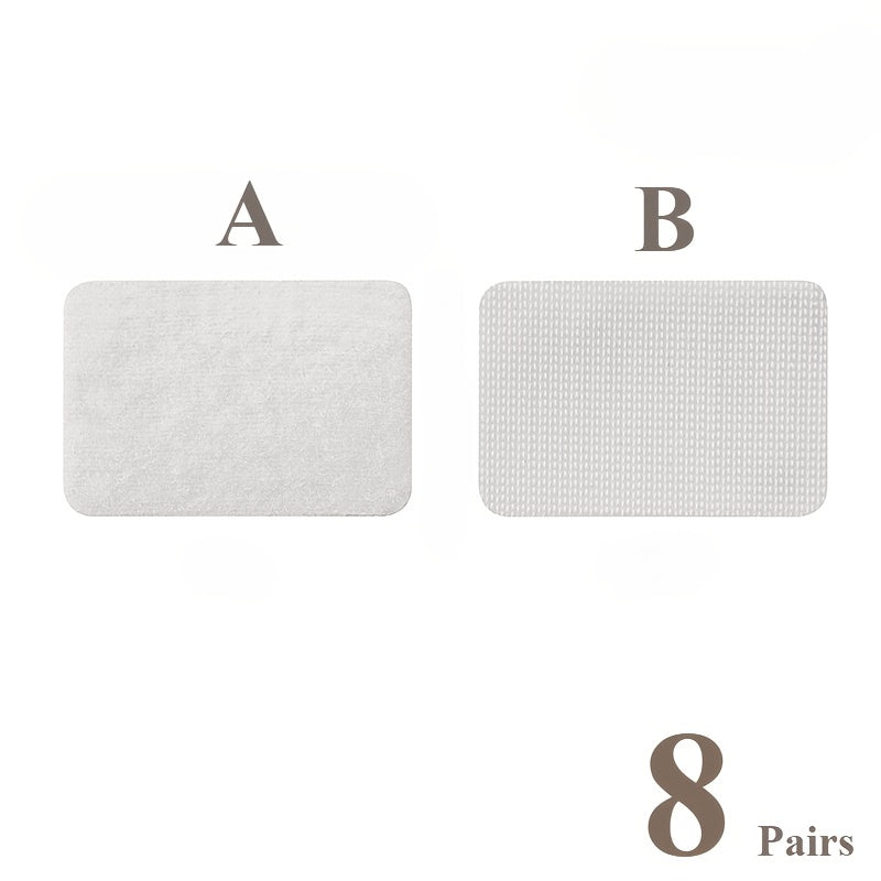 Set of 8 Anti-Slip Fixing Stickers for Furniture and Home Decor 3.99x5.99cm