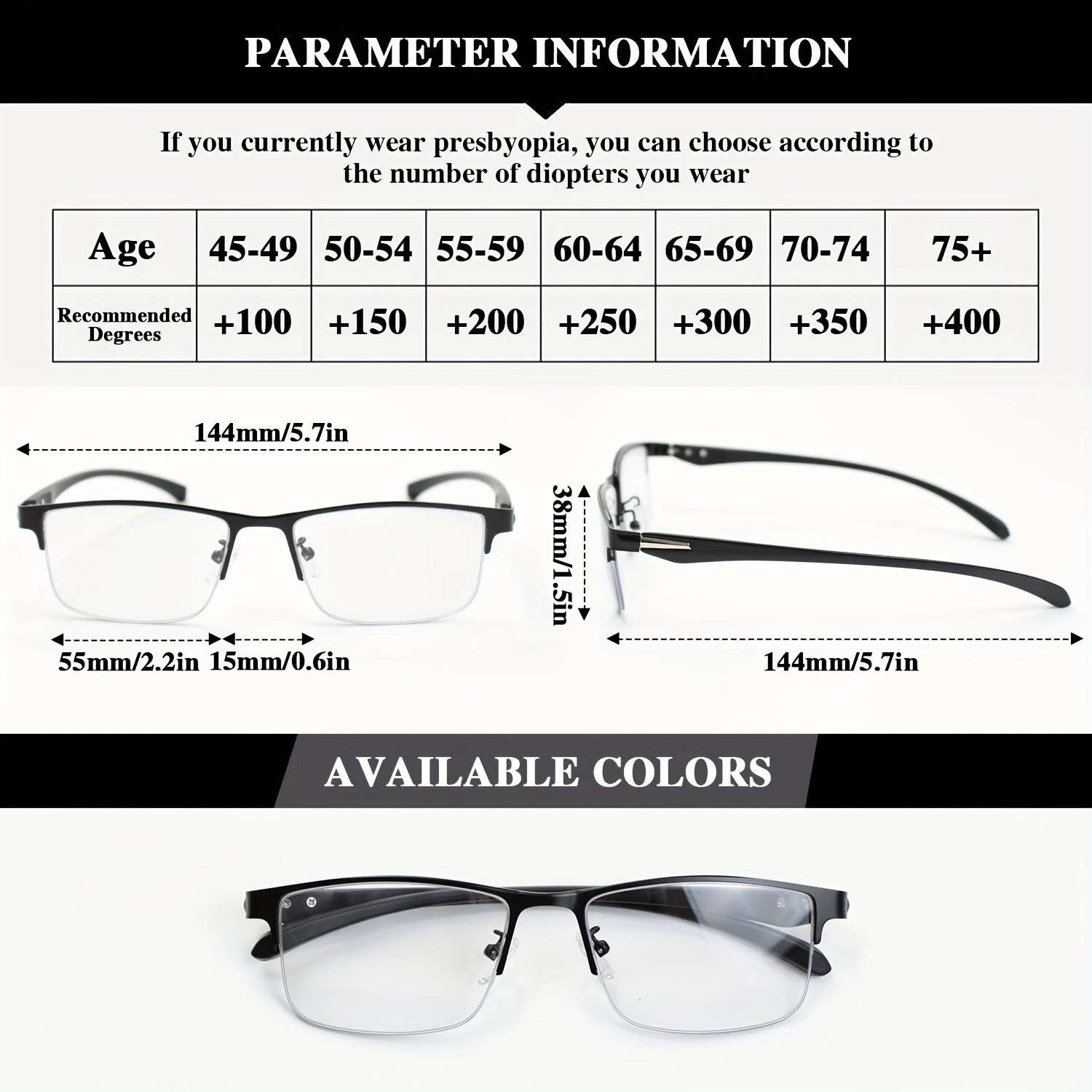 Удобные очки для чтения с мультифокусными и фотохромными линзами для взрослых