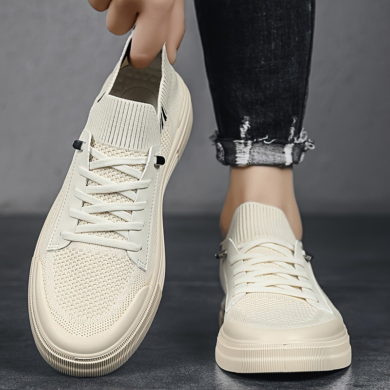 Men's Mesh Sneakers Lightweight Breathable Low Top Casual Shoes